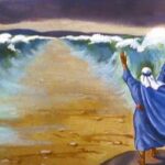 Moses parts the Red Sea