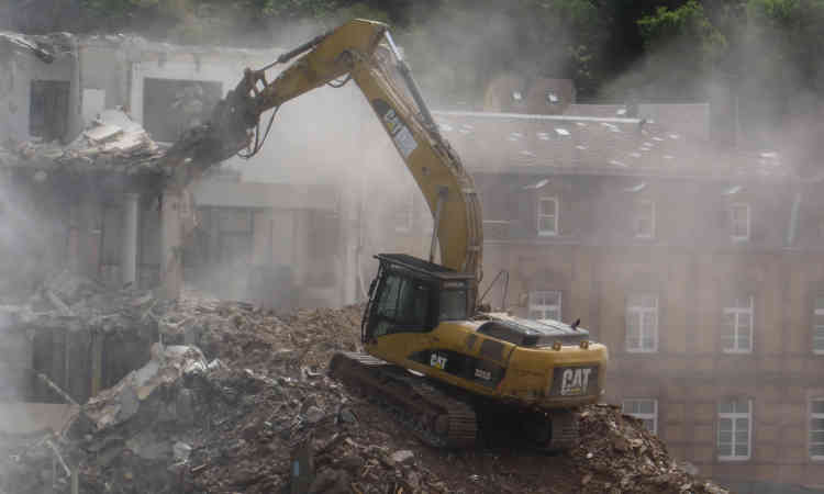 Demolition of building