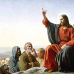 Jesus preaching