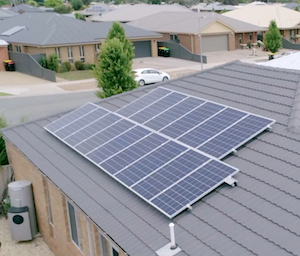 Rooftop solar panels