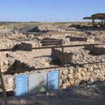 Remains of chambered gate at Hazor.