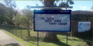 Church sign